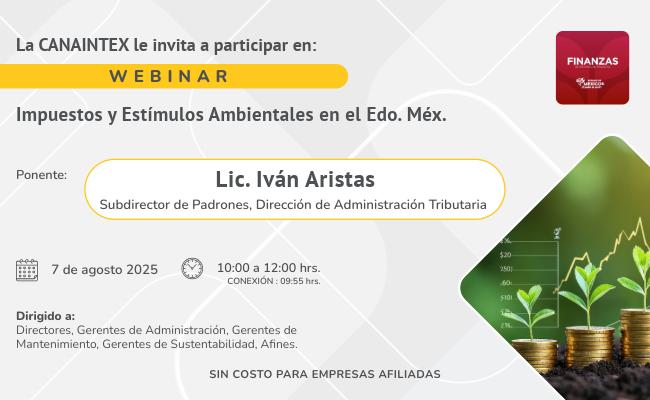 Webinar | Impuestos y Estímulos Ambientales en el Edo. Méx.