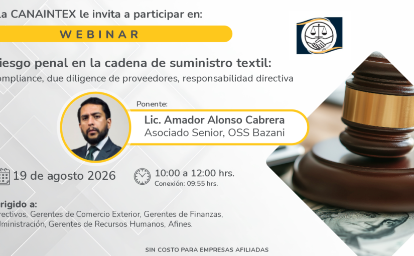 Riesgo penal en la cadena de suministro textil: Compliance, due diligence de proveedores, responsabilidad directiva